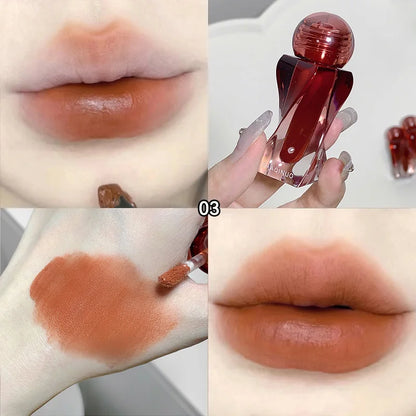 Artistic Soft Mist Mousse Lip Glaze Velvet Matte Lipstick Holding Makeup Not Easy to Sticky Cosmetics Lipstick Beauty Trend Shop