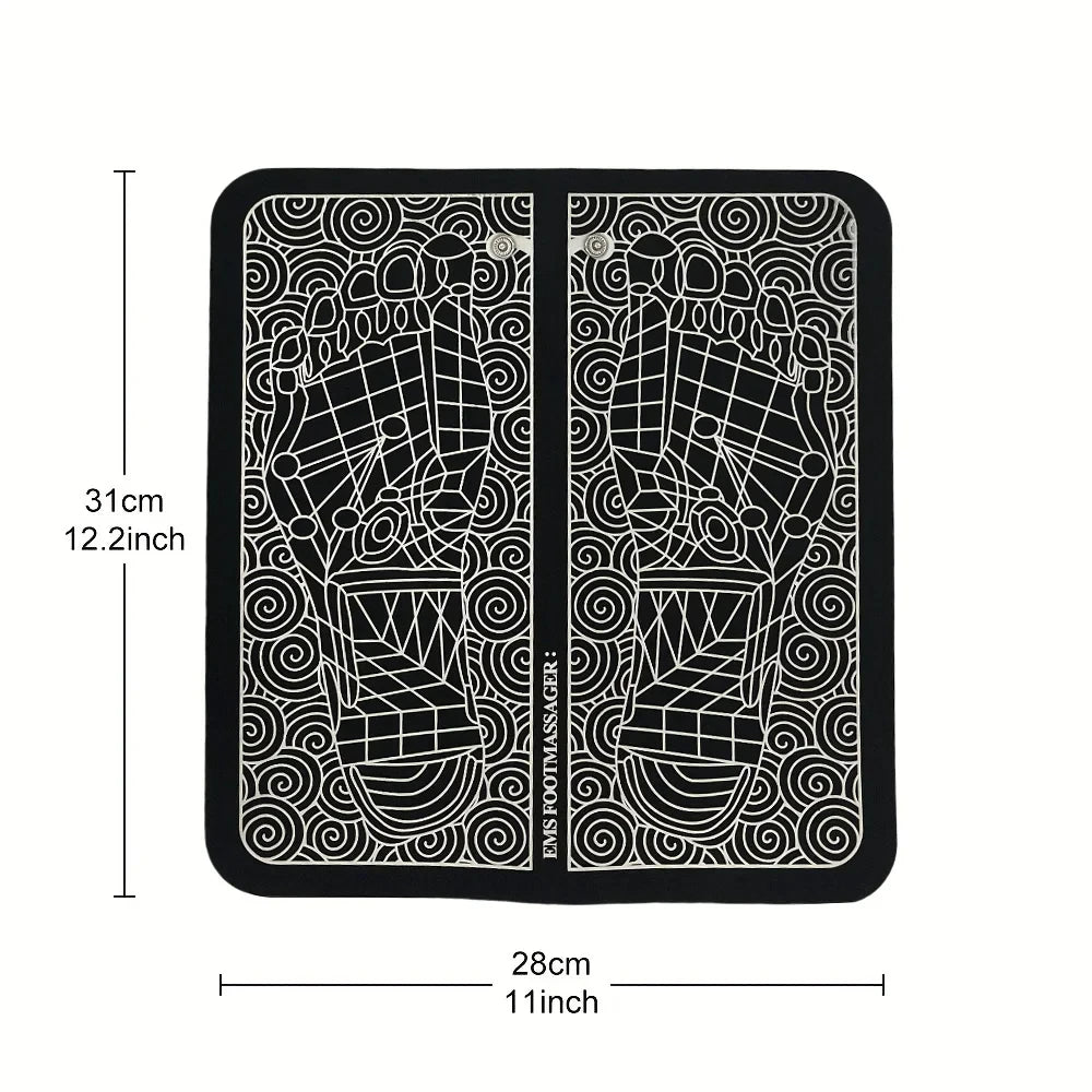 Electric Foot Massager Pad Muscle Massage Relaxation Trainer For Massage Fitness Outdoor Sport Home Family Relax Beauty World Shop