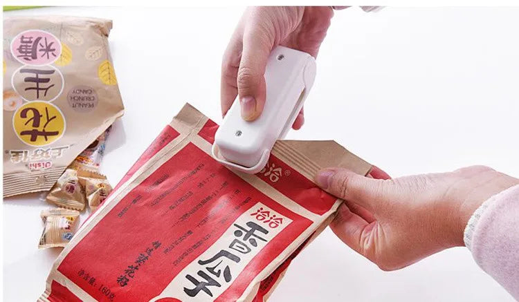 Mini Hea Bag Seal Machine Package Sealer Bags Thermal Plastic Food Bag Beauty World Shop