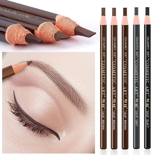 5pcs Professional Microblading Pencil Permanent Eyebrow Pencil Tattoo Waterproof Art Tint Makeup Eye Brow Pen Enhancers Cosmetic Beauty Trend Shop