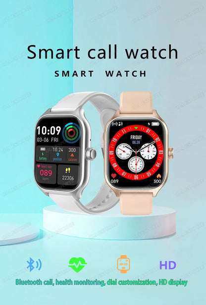 Smart Watch For Android IOS Watches 1.83inch HD Display Bluetooth Call Message Alert Music Sports Mode Smartwatch Men Women Gift Beauty World Shop