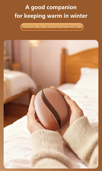 Hand Warmer Rechargeable Magnetic Design Electric Handwarmers 6000mah Split-type Skin-friendly Material Electric Heater Beauty World Shop