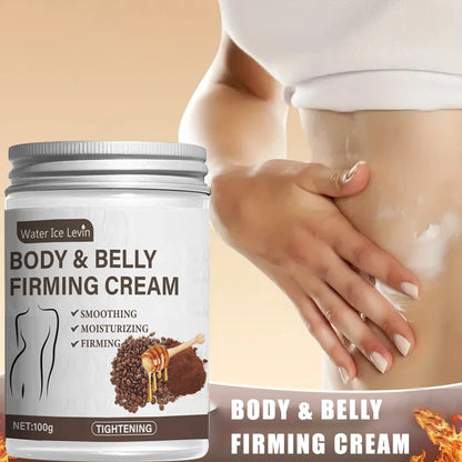 Caffeine Collagen Firming Cream - 100g Contains Caffeine and Coconut Oil, Rich in Vitamin E, Unscented, Tightens and Lifts the Abdomen, Thighs, Buttocks, Arms, All Skin Types, Hypoallergenic, Whitening Effect Beauty World Shop