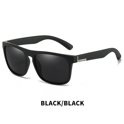 Fashion Vintage Square Polarized Sunglasses Men Women Driving Fishing Luxury Brand Designer Sun Glasses Driver's Eyewear UV400 Beauty World Shop