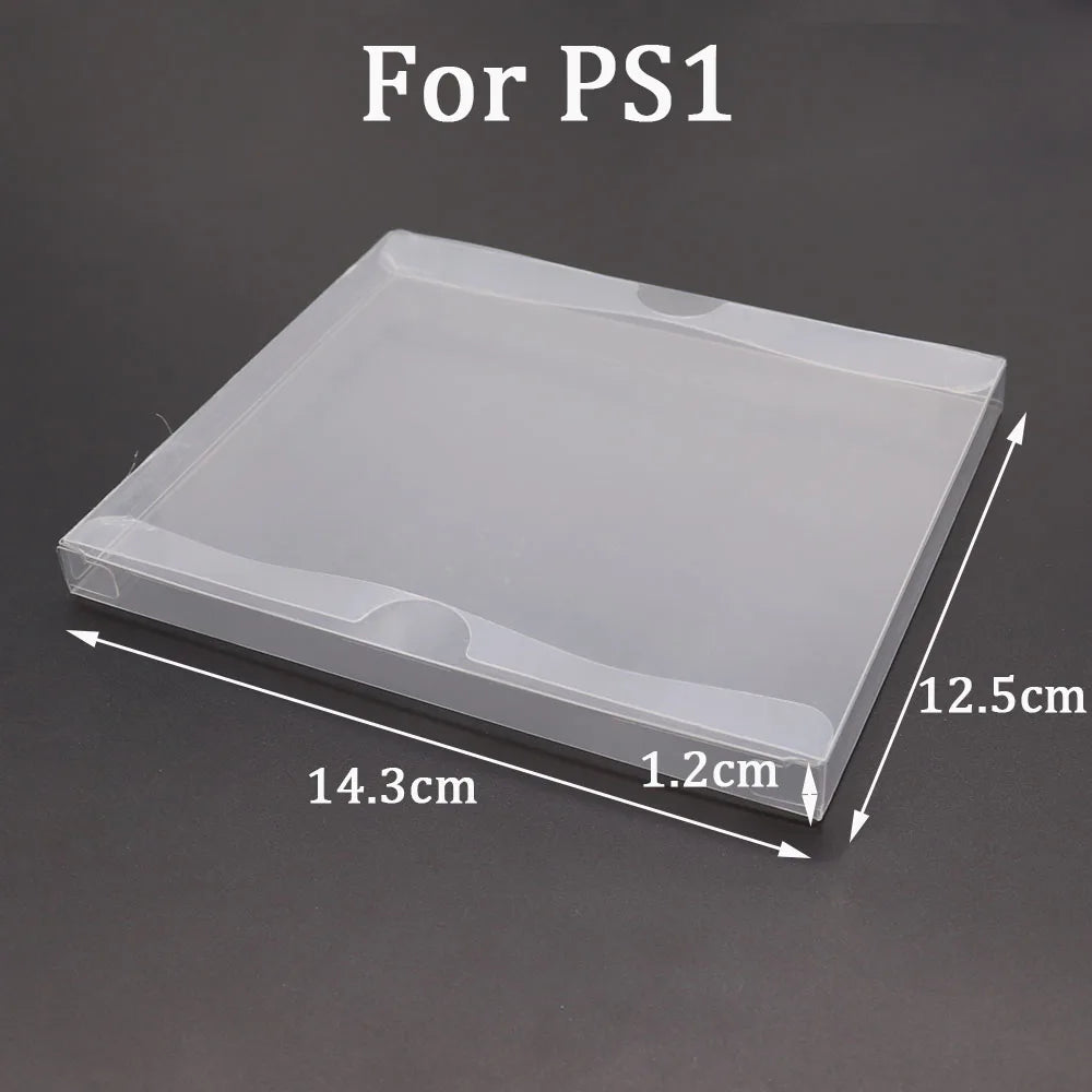 5/20PCS Clear Transparent Game Cartridge Box Case Games Plastic PET Protector for N64 NES SNES for ps5 ps4 ps3 GB GBA GBC Switch