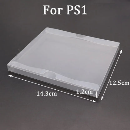 5/20PCS Clear Transparent Game Cartridge Box Case Games Plastic PET Protector for N64 NES SNES for ps5 ps4 ps3 GB GBA GBC Switch