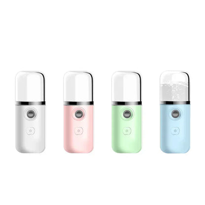 Mini Portable Humidifier Nano Mister Facial Steamer Device Beauty Spray Hydrating Apparatus Cold Spray Apparatus Rechargeable Beauty World Shop