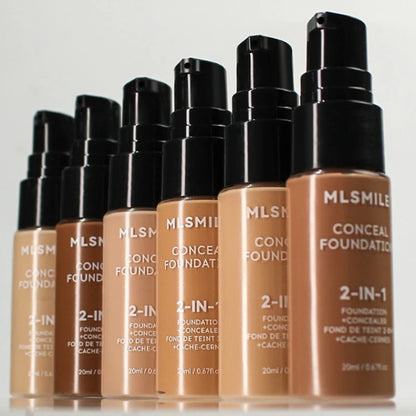 Face Foundation Cream Oil-Control Matte BBCream Waterproof Lasting Concealer Liquid Full Coverage Matte Base Professional Makeup Beauty World Shop