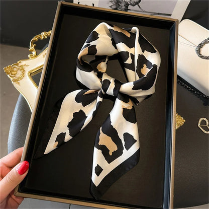 2025 New Fashion Luxury Printed Square Shawl Women 70x70cm Pashmina Silk Scarf Neck Headband Bandana Beauty World Shop