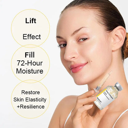 Korean Silk Collagen Essence Serum Deep Peptide Intensive Revitalizing Face Cream Anti-Wrinkle Firming Lifting Skin Care 40ml Beauty World Shop