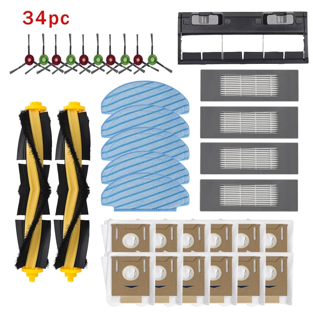 Accessories For ECOVACS Deebot T8 AIVI N8 Pro AIVI N9 N10 N10 Plus Side Brush,Main Brush,  Filter, Dust Bag,Hepa Filter Beauty World Shop