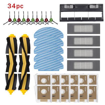 Accessories For ECOVACS Deebot T8 AIVI N8 Pro AIVI N9 N10 N10 Plus Side Brush,Main Brush,  Filter, Dust Bag,Hepa Filter Beauty World Shop