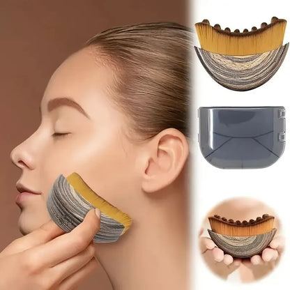 Lymphatic Contour Face Brush,Chin &Jawline Sculpting,Drainage Massager for Face,Ergonomically Designed to Fit The Skin Precisely Beauty World Shop