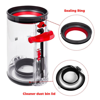 Dust Bin Canister and Hepa Filter Kit For Dyson V11 V15 SV14 SV15 SV22 Vacuum Cleaner Dust Bucket Rear Filter Parts Replacement Beauty World Shop