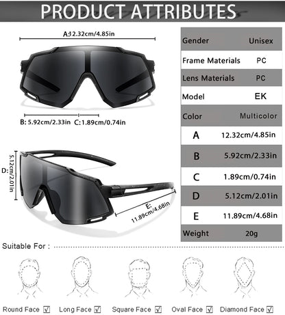3-8 Years Old Brand Kids Cycling Sunglasses Boys Girls Outdoor Baseball Bike Bicycle Sport Eyewear Youth Gift UV400 Beauty World Shop