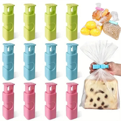 Reusable Food Bag Clips (4-Pack) for Sealing Snacks, Chips & Dry Goods to Lock in Freshness Beauty World Shop
