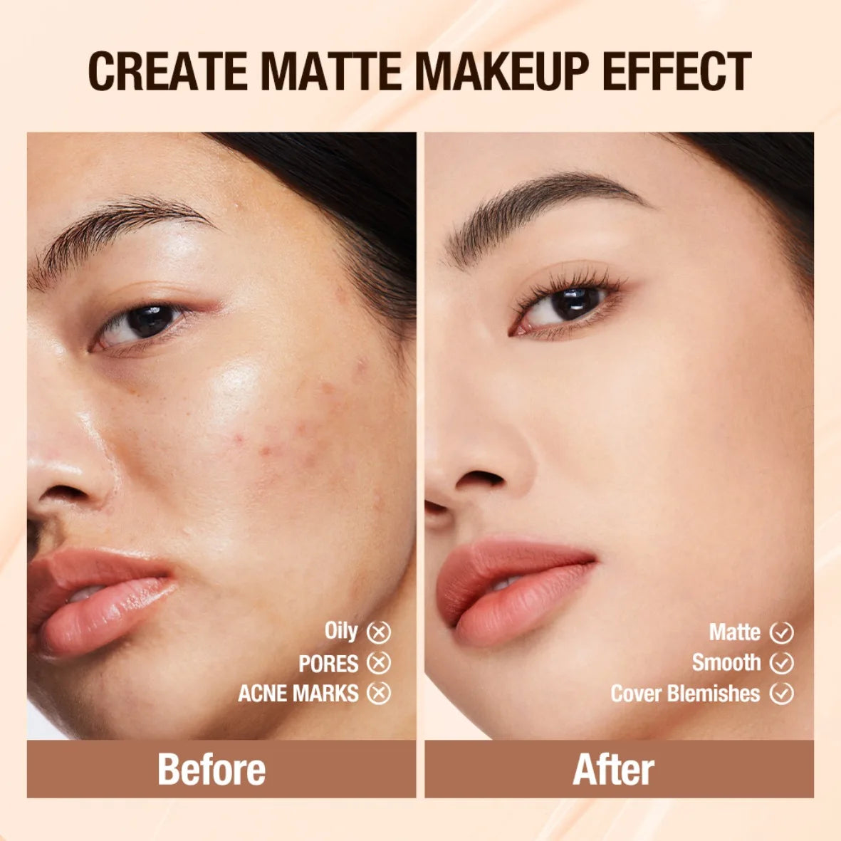 Liquid Concealer Stick Foundation Cream 6 Color Moisturizing Full Coverage Acne Dark Circle Natural Matte Concealer Cream Makeup Beauty World Shop