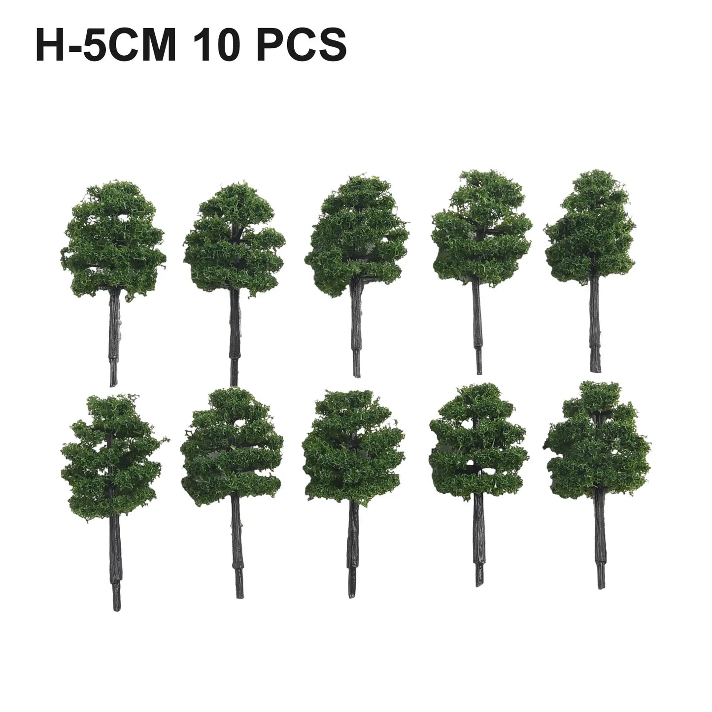 10/20/30pcs Fake Trees Artificial Miniature Tree Scenery Railroad Decoration Building Landscape Accessories DIY Diorama Garden Beauty World Shop