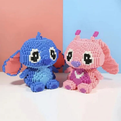 Herocross Disney Building Block Stitch Giant Stitzer Assembly Toy Children's Birthday Gift Puzzle Desktop Decoration Beauty World Shop