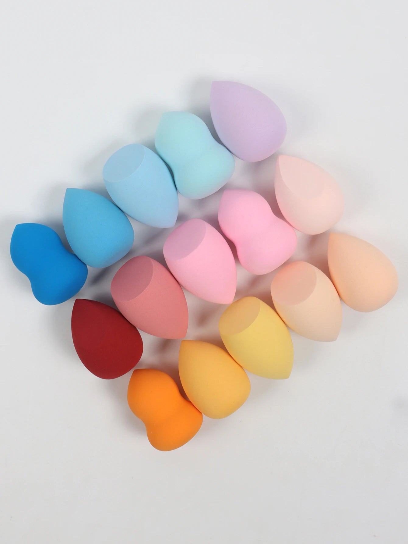 Make-Up Eggs 3-5-10-15-20-30-50 Pack, Color and Shape Random Foundation Beauty Sponge Blend, Liquid, Cream and Powder Flawless, Beauty World Shop