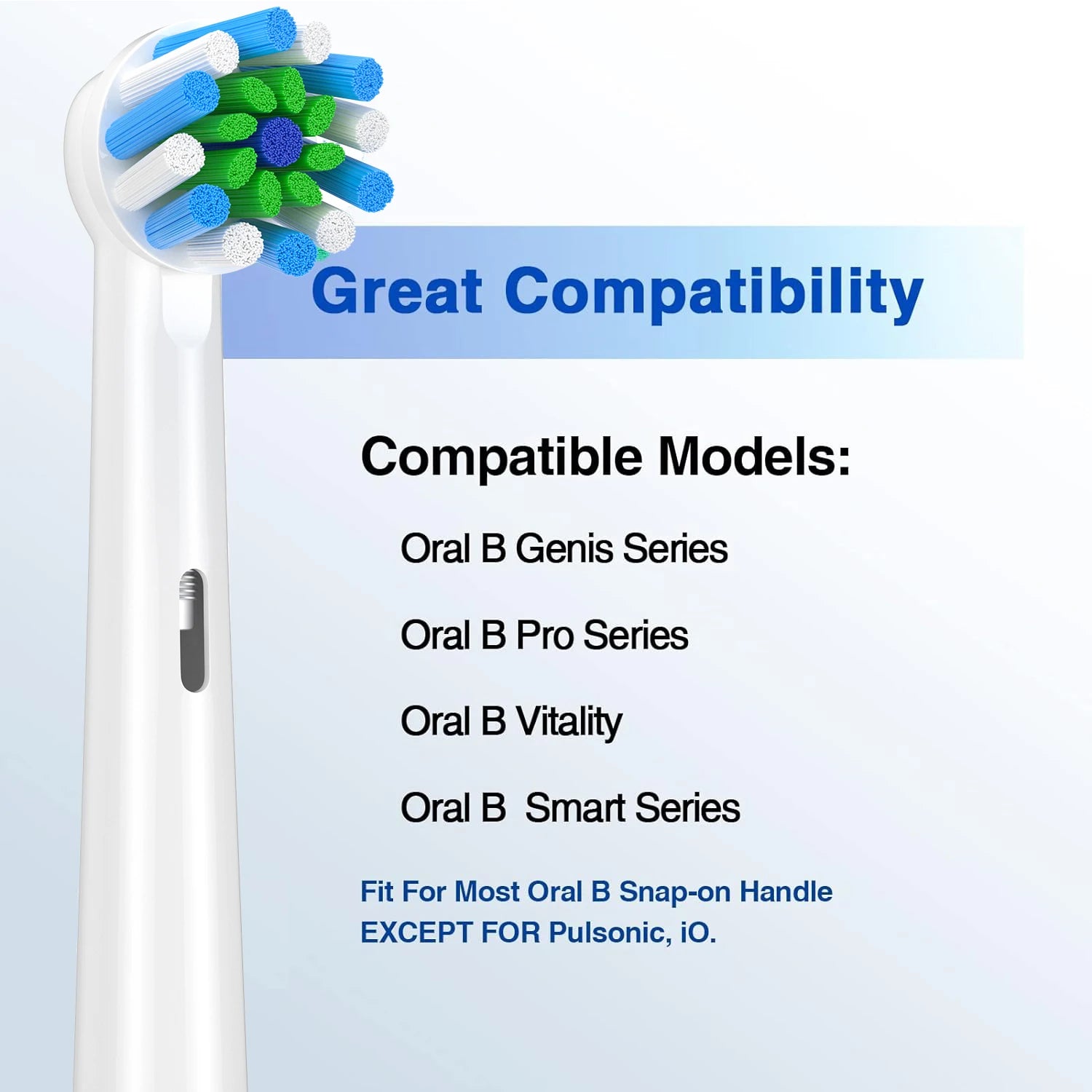 4-12pcs Replacement Brush Heads For Oral-B Electric Toothbrush Advance Power/Vitality Precision Clean/Pro Health/Triumph/3D Exce Beauty World Shop