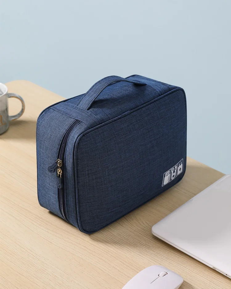 Travel Electronic Digital Storgage Bag Multi-Function Earphone Data Cable Charger Accessory Bag Multi-Layer Power Hard Disk Prot Beauty World Shop