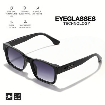 Retro Punk Fashion Sunglasses - Square Protective Frame, UV400 Unisex for Outdoor Adventures & Casual Style Beauty World Shop