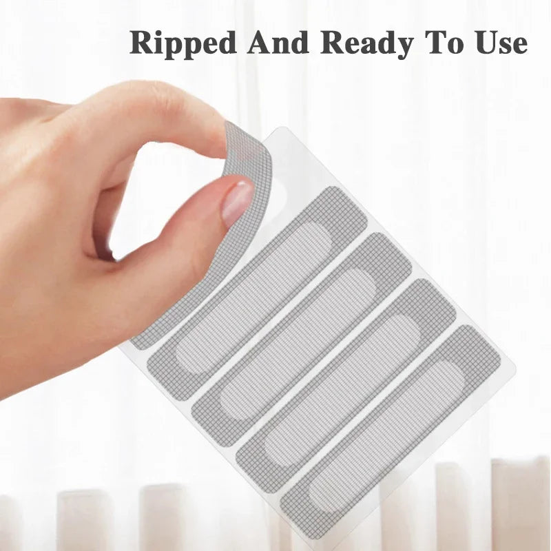 1/5/10 pcs Window Screen Patch Exhaust Grille Window Door Drainage Hole Anti-mosquito Paste Mesh Screen Invisible Repair Subsidy Beauty World Shop