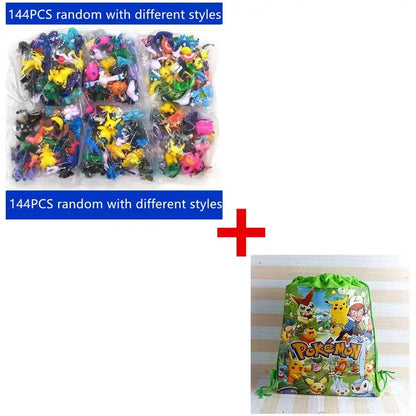 1-144 PCS Gift Box Christmas Gift Action Figure Toys Genuine  Anime Figure Toys For Children Beauty World Shop