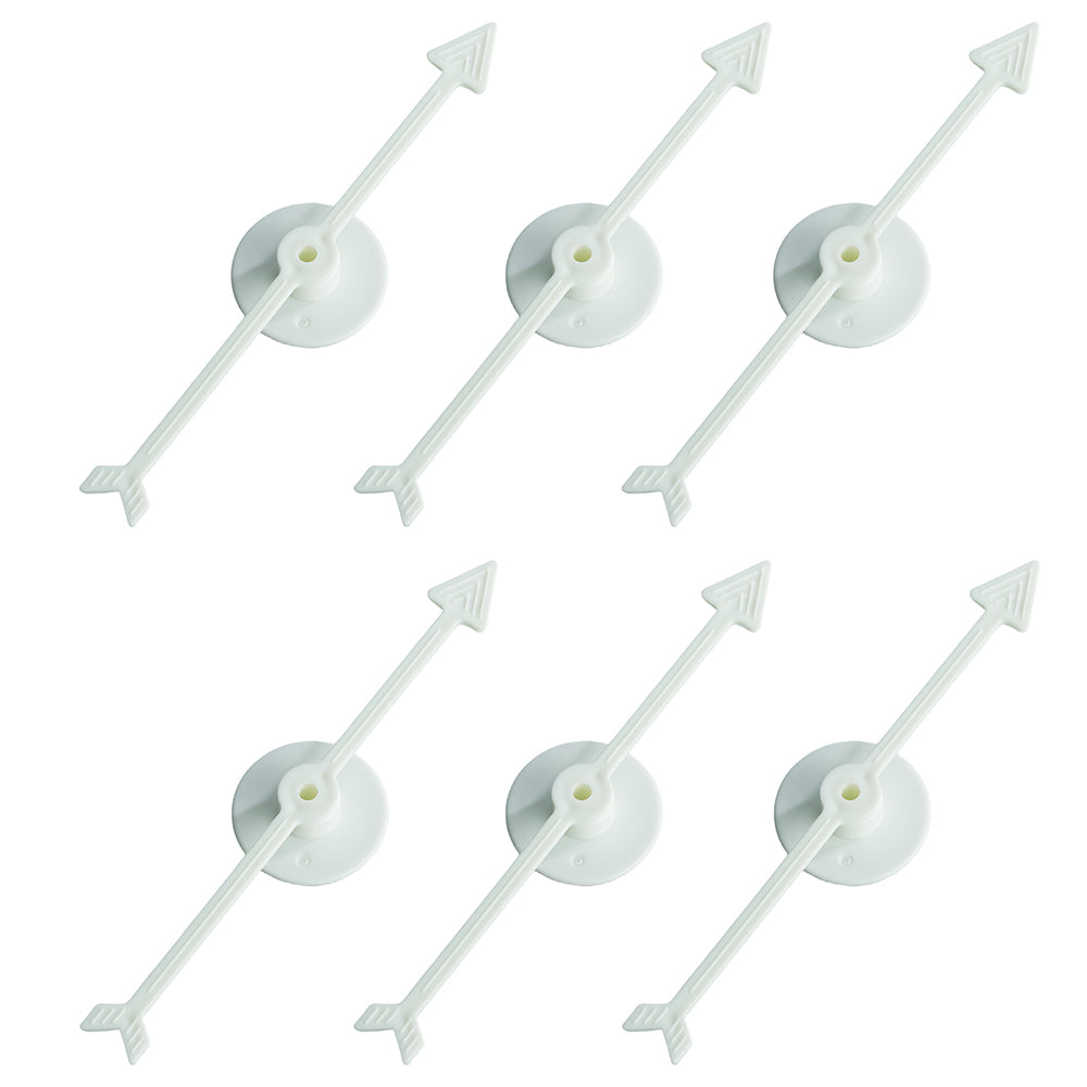 6pcs Plastic Arrow Pointer for Party DIY Board Game School Classroom Home Using Board Spinner Beauty World Shop