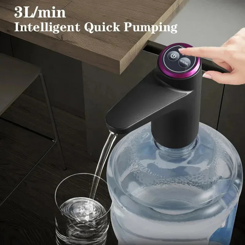 Automatic Electric Water Dispenser USB Barreled Water Pump Water bottle Gallon Drinking Bottle Switch Water Treatment Appliances Beauty Trend Shop