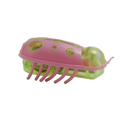 Funny Electric Bugs Catnip Toy Automatic Tunnel Mini Robot Bug Vibration Insect Toys For Cats Battery Operated Cockroach Ladybug Beauty World Shop