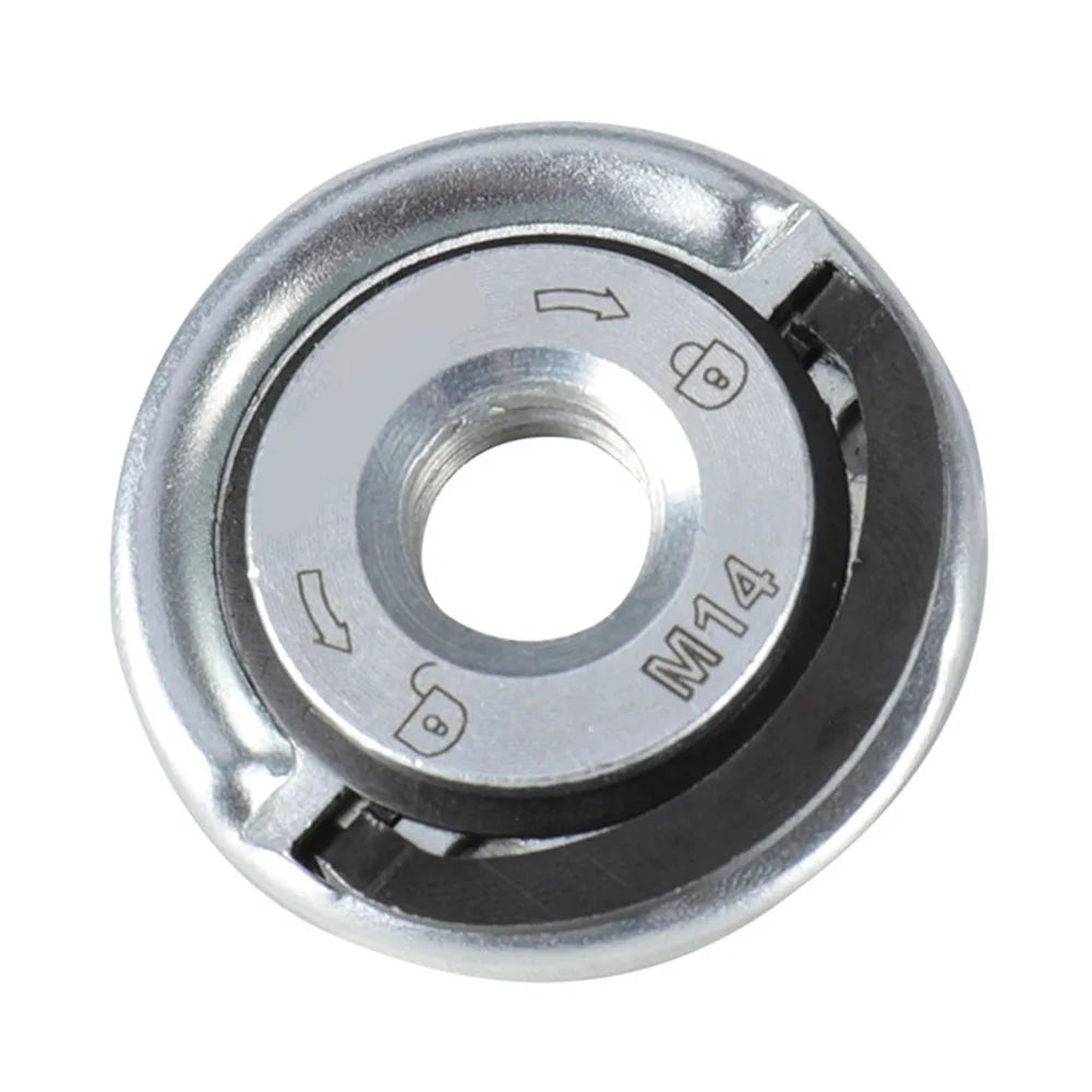 M14 Angle Grinder Quick Release Self-Locking Grinder Pressing Plate Flange Nut Power Chuck Beauty World Shop