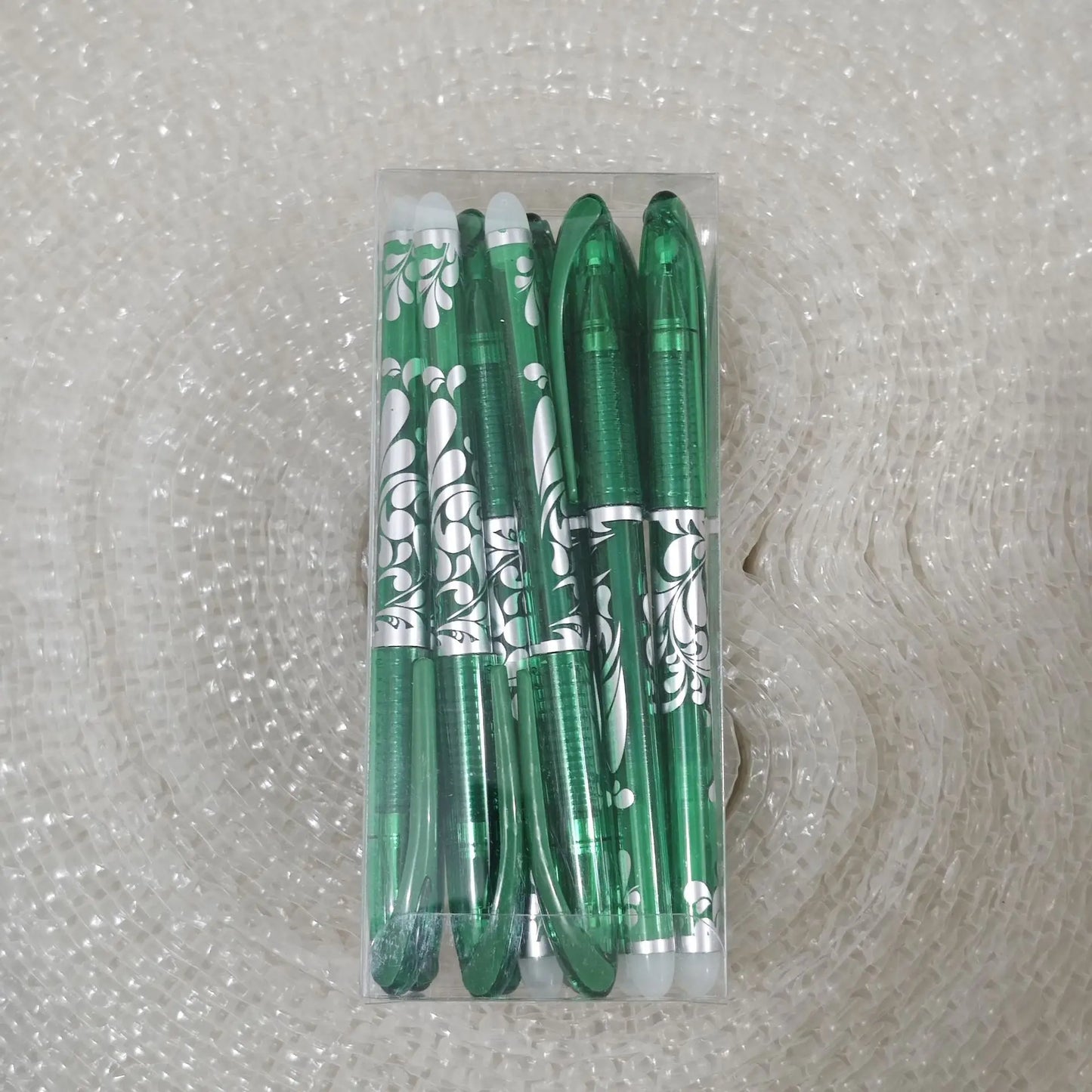 Boxed Multicolor Erasable Gel Pens, Medium Tip 0.5mm, Smooth Writing, Suitable for Office and Everyday Use, Christmas Present Beauty World Shop