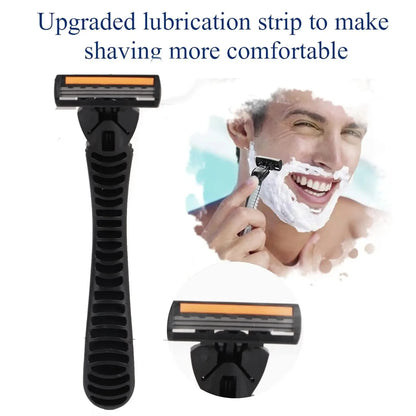 3-layer Stainless Steel Blade Men Razor Washable For Travel For Home Shaver Manual Shave Razors For Daily Face Care Beauty World Shop