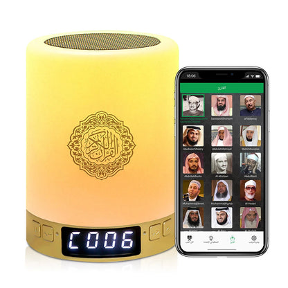 Holy Mini Bright Muslim Night Light Quran Lamp Box Koran Gift Azan Wireless Bluetooth Speaker Sound Portable Blutooth Music Home