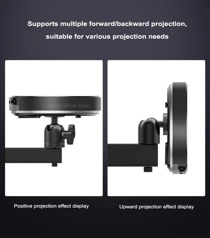 Foldable Wall Mount Projector Bracket Aluminum Alloy Retractable Durable Devices Holder for Home Bedside Hotel Office Beauty World Shop