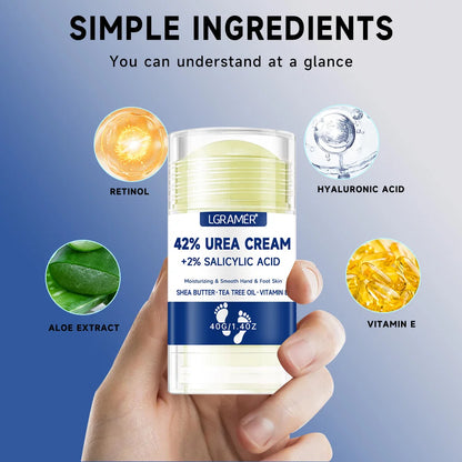42% Urea Foot Cream + 2% Salicylic Acid Intensive Hydrating Foot And Hand Care Moisturizing Foot Cream And Hand Cream Beauty World Shop