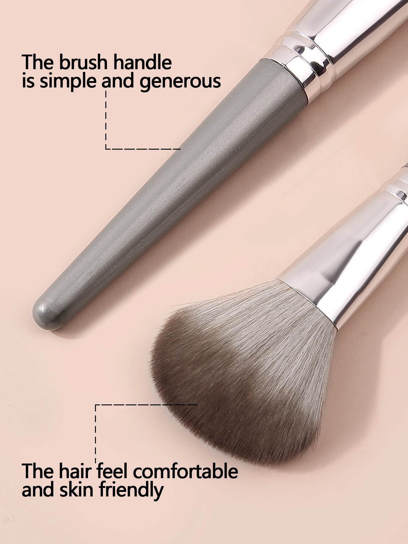1pcs high quality fluffy soft large powder brush powder blusher brush repair brush multi-function beginner makeup brush tool Beauty World Shop
