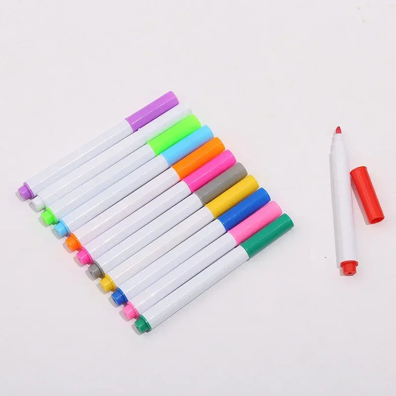 Liquid Chalk Erasable Pen 3-100Pcs White Marker for Glass Windows Blackboard Chalkboard Whiteboard Marker Drawing Chalk Pens Beauty World Shop