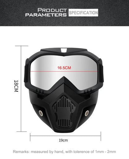 Outdoor Sport Windproof Mask Goggle HD Motorcycle Glasses Snowboard Eyewear Riding Motocross Summer UV Protection Sunglasses Beauty World Shop