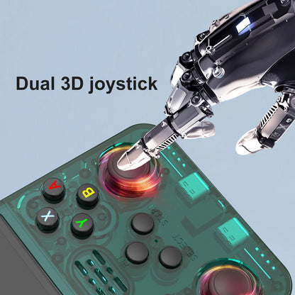 GAMINJA R36S Handheld Game Console 3.5Inch IPS 640x480 Screen Built in 64GB Memory Classic Games Portable Handheld Game Console Beauty World Shop