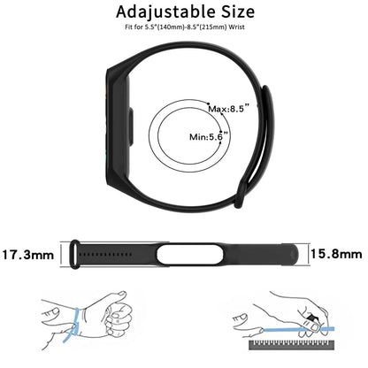 official Silicone Strap For Xiaomi Mi Band 4 5 6 7 Bracelet Sport Watch Wristband Miband4 miband7 Correa Mi band 3 4 5 6 7 Band Beauty Fashion