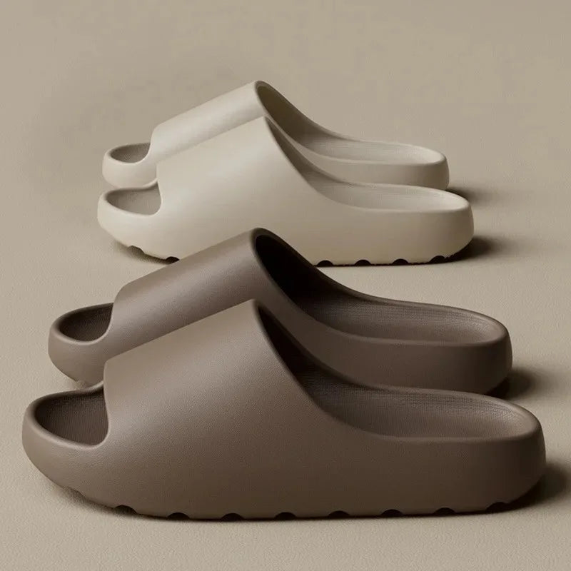 Coconut Slippers Cloud Thick-soled Sandals Summer Fashion Soft Bottom Beach Men Slippers Women's Sandals  EVA Slides Beauty World Shop