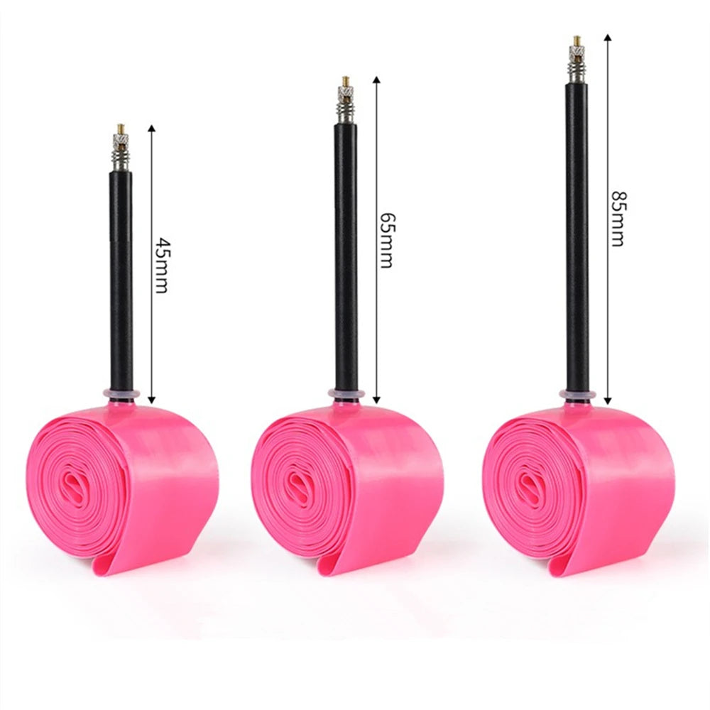 NPY 1Pcs Ultralight 28g Bike TPU Inner Tube 700X18 25 28 32 Road Bicycle TPU Material Tire 65mm Length French Valve Beauty World Shop