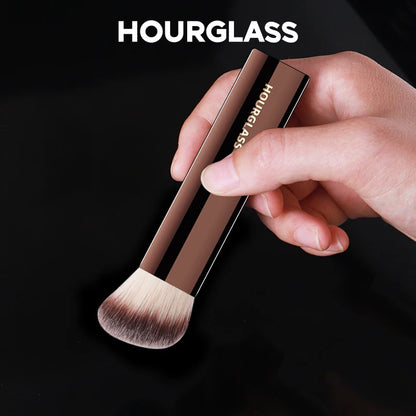 Hourglass Makeup Brush- No.20 Vanish Seamless Finish Foundation Brush Soft Fiber Hair Fashion Design Single Face Brush Beauty World Shop