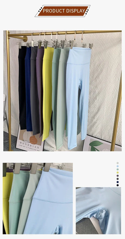 Summer Hot Sale Yoga Leggings High Waist Breathable Quick Drying Yoga Pants Fitness Running Cycling Workout Gym Clothing Beauty World Shop