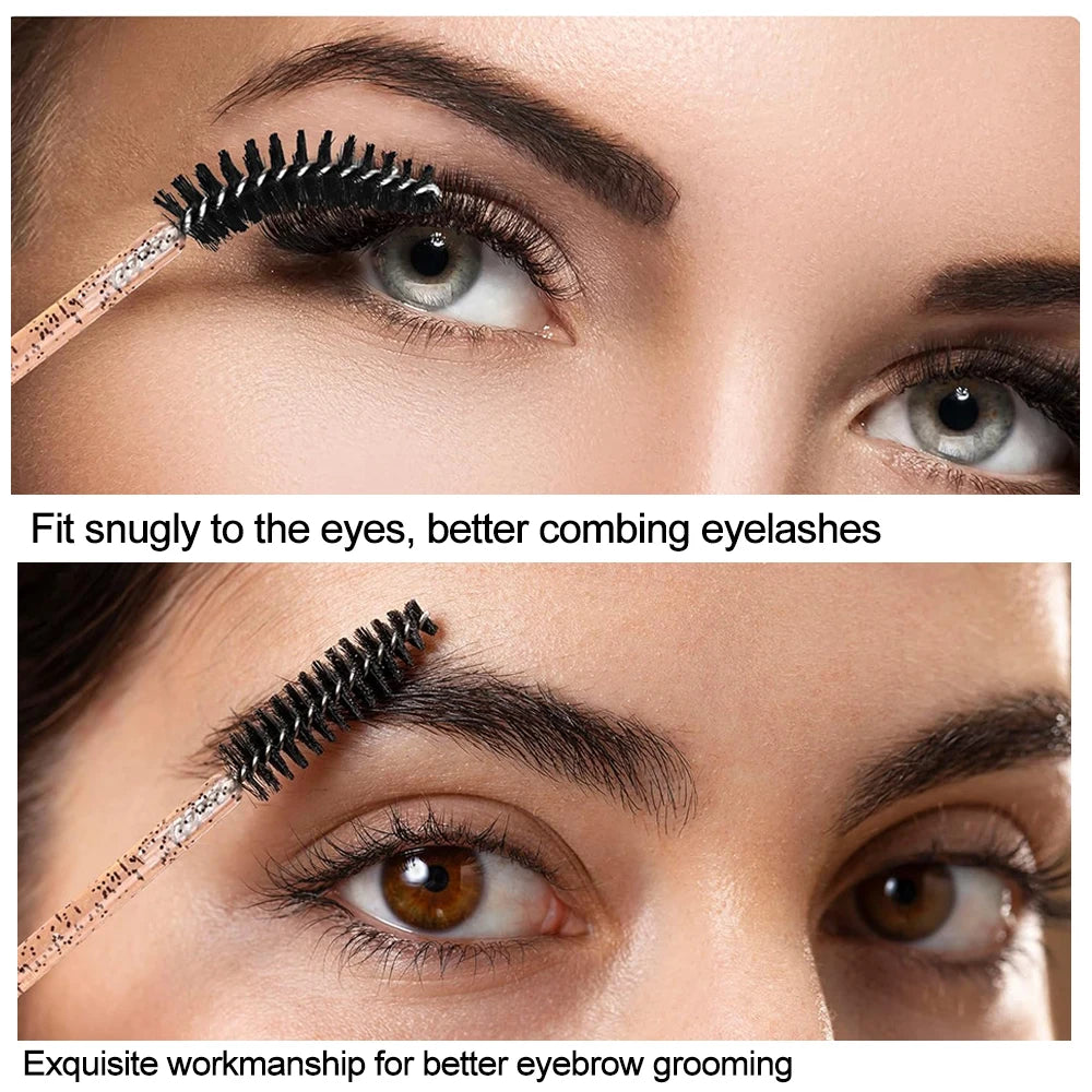 500/1000PCS Eyelashes Brushes Set Wholesaler Lash Mascara Brush For Lashes Extension Eyebrow Wands Applicator Makeup Tools Beauty World Shop