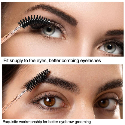 500/1000PCS Eyelashes Brushes Set Wholesaler Lash Mascara Brush For Lashes Extension Eyebrow Wands Applicator Makeup Tools Beauty World Shop