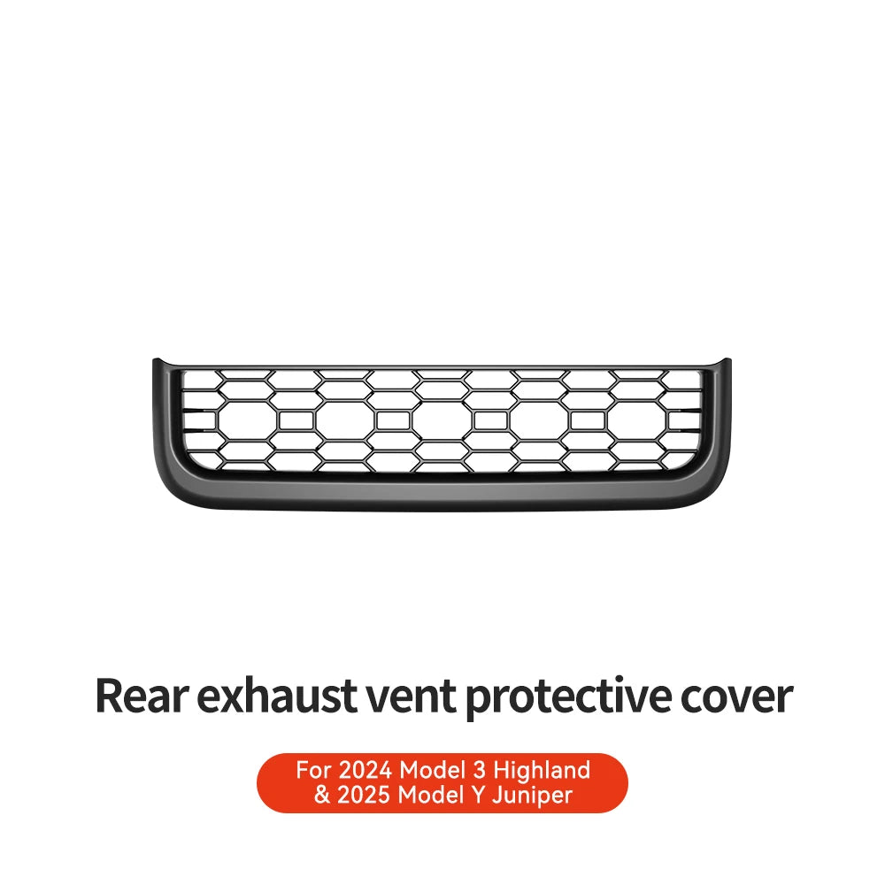 YZ For Tesla Model 3 Y Highland Juniper Rear Center Console Air Vent Cover Vent Outlet Dust Cover Car Styling Interior Accessory Beauty World Shop